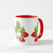 Mug Tasse-Fraises de café (Devant droit)