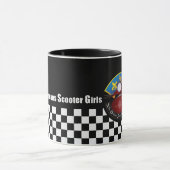 Mug tasse, logo de NOSG sur le damier (Centre)