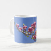 Mug Tasse, magnolias, branche des fleurs (Devant gauche)