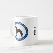 Mug Tasse, personnalisée et logo de délivrance de (Devant gauche)