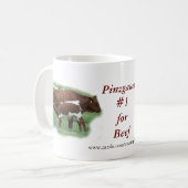 Mug Tasse-personnaliser de chariot et de veau (Devant gauche)