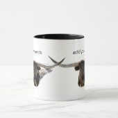 Mug Tasse-personnaliser de Longhorn (Centre)