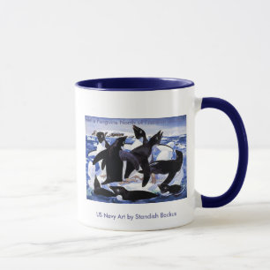 Mug Tasse/pingouins d'Adelie au nord d'île de Frankli