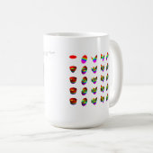 Mug tasse, polynômes de disque de Zernike (Devant droit)