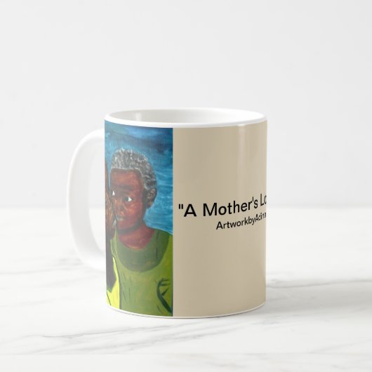 Mug "Tasse potable d'un amour de mère" (Devant gauche)