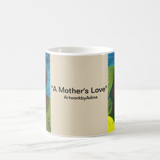 Mug "Tasse potable d'un amour de mère" (Centre)