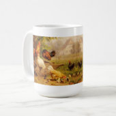 Mug Tasse-Poulets, coqs, poussins (Devant gauche)