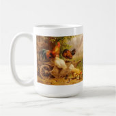 Mug Tasse-Poulets, coqs, poussins (Gauche)