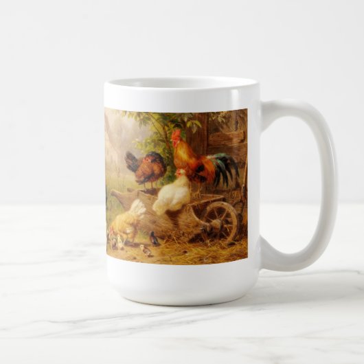 Mug Tasse-Poulets, coqs, poussins (Droite)