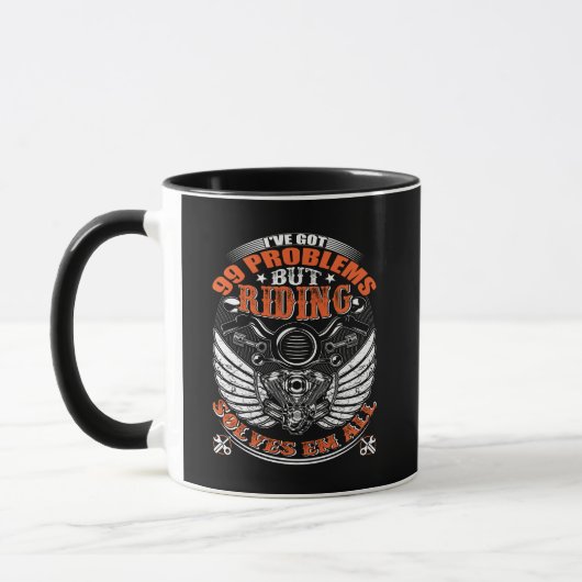 Mug Tasse, pour les passionnés de moto (Gauche)