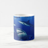 Mug Tasse-Requins en céramique de café (Centre)
