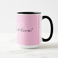 tasse-rose chic. Nanas donnent le meilleur amour