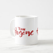Mug Tasse-Rouge impressionnant d'équipe (Devant gauche)