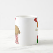 Mug Tasse-Rudolph le renne rouge de nez (Centre)