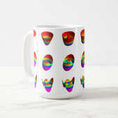 Mug tasse, table des polynômes de Zernike (Devant gauche)