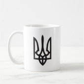 Mug Tasse/tasse avec l'Ukrainien Trydent (Trident, (Gauche)