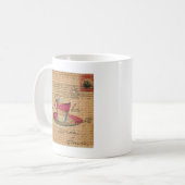 Mug Tasse-thé rustique victorienne rose (Devant gauche)