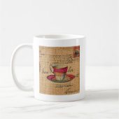 Mug Tasse-thé rustique victorienne rose (Gauche)