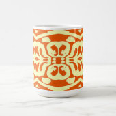 Mug Tasse, un design créatif moderne rouge jaune (Centre)