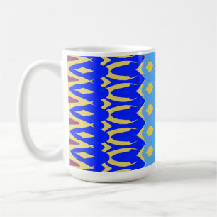 Mug Tasse, un design de motif transparent multicolore