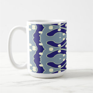 Mug Tasse, un design de motif transparent multicolore
