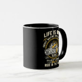 Mug Tasse voor motorliefhebbers Mok (Voorkant rechts)