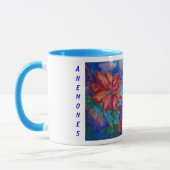 Mug Tasses, florales, anémones, paainting (Gauche)