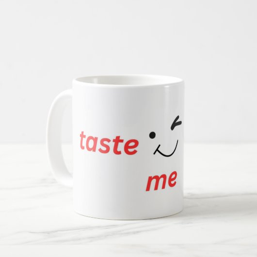 Mug taste me (Devant gauche)