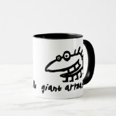Mug tatou géant (Devant droit)