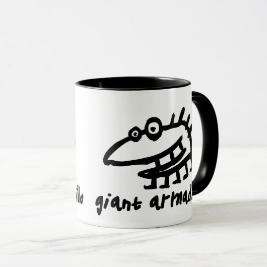Mug tatou géant (Devant droit)