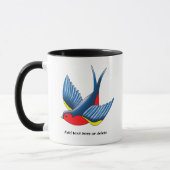 Mug Tatouage bleu rouge avale (Gauche)