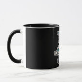 Mug Tatouage de cœur de squelette de véritable amour (Gauche)