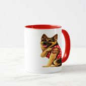Mug Tatouage de maman Berger Allemand (Devant droit)