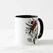 Mug Tatouage de Noël (Devant droit)
