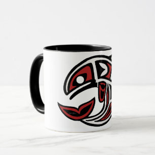 Mug tatouage de poisson tribal