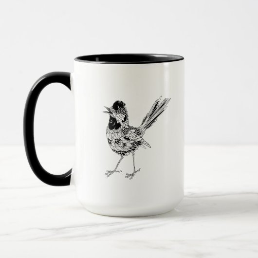Mug Tatouage d'oiseau (Gauche)