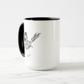 Mug Tatouage d'oiseau (Devant gauche)