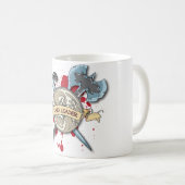 Mug Tatouage du CHEF de RAID - épée, hache, et (Devant droit)