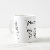 Mug Tatouage papillon stylisé Thunder_Cove (Devant gauche)
