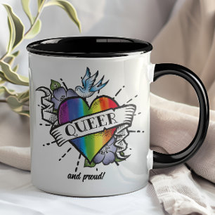 Mug Tatouage Queer Heart