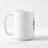 Mug Tatouage rouge oriental frais de dragon (Gauche)