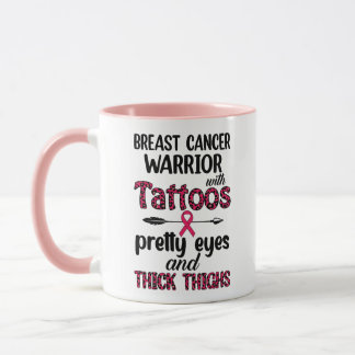 Mug Tatouages de guerrière contre le cancer du sein Jo