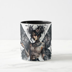 Mug Tatouages et fouet de fées gothiques asiatiques de