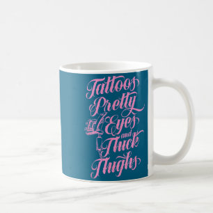 Mug Tatouages Mignons Yeux Cuisses Épaisses Encre
