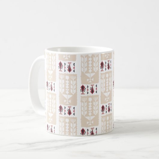 Mug Tatreez avec une touche moderne (Devant gauche)