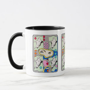 Mug "Tattletales in the Spirit Box" Peinture sur une