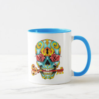 Mug tattoo Sugar skull Mok