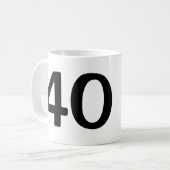 Mug Taupe d'anniversaire spécifique à l'âge| La légend (Devant gauche)