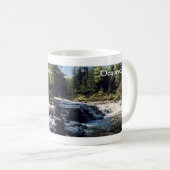 Mug Taupe de Ocqueoc Falls (Devant droit)