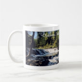 Mug Taupe de Ocqueoc Falls (Gauche)